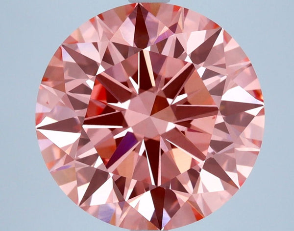 5.26-Carat Round Shape Lab Grown Diamond