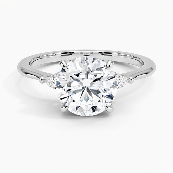 Aria Three Stone Diamond Engagement Ring  [Setting Only] - EC116