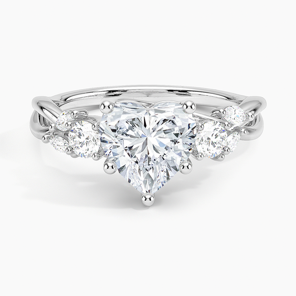 Willow Three Stone Diamond Engagement Ring  [Setting Only] - EC121H