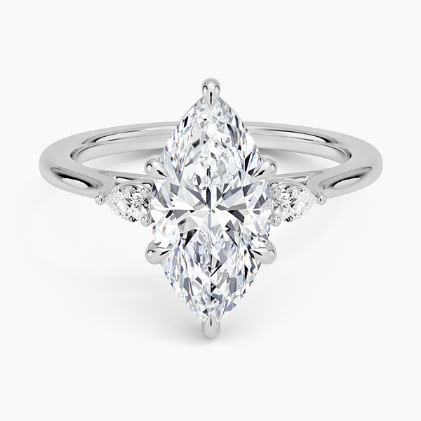 Aria Perfect Fit Three Stone Diamond Engagement Ring  [Setting Only] - EC119M