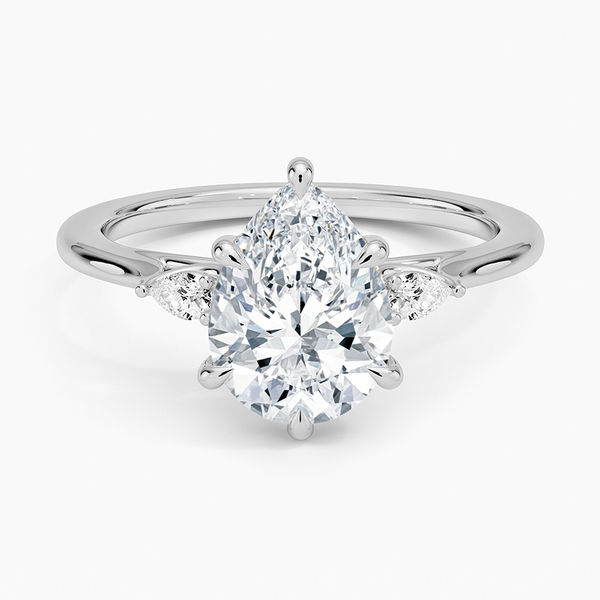 Aria Perfect Fit Three Stone Diamond Engagement Ring  [Setting Only] - EC119P