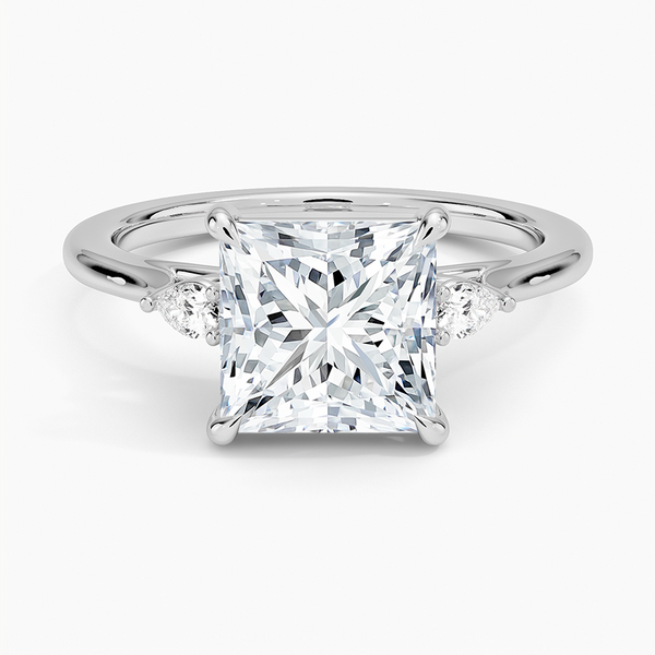 Aria Perfect Fit Three Stone Diamond Engagement Ring  [Setting Only] - EC119PR