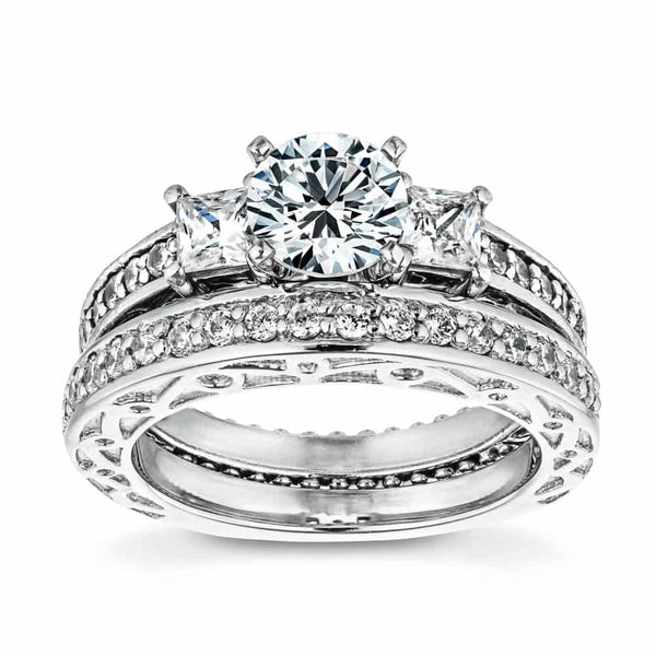 Julie Accented Wedding Set