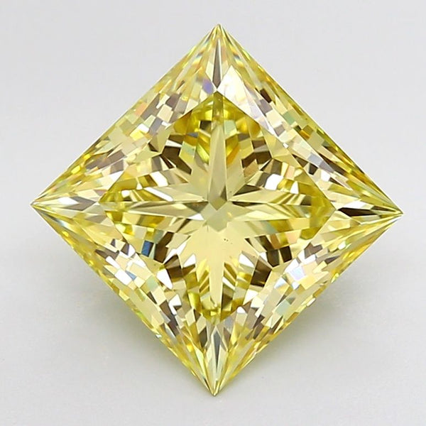 5.08-Carat Princess Shape Lab Grown Diamond