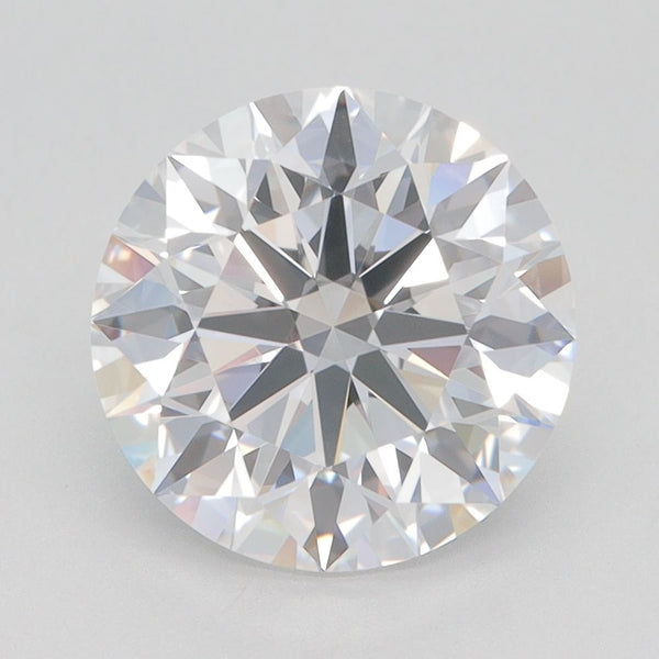 3.02-Carat Round Shape Lab Grown Diamond