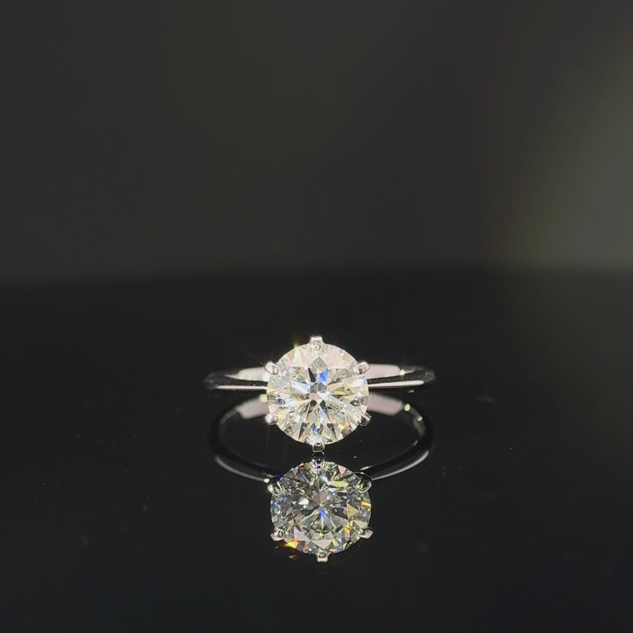 Six Prong Solitaire Engagement Ring [Setting Only] - KNT2S