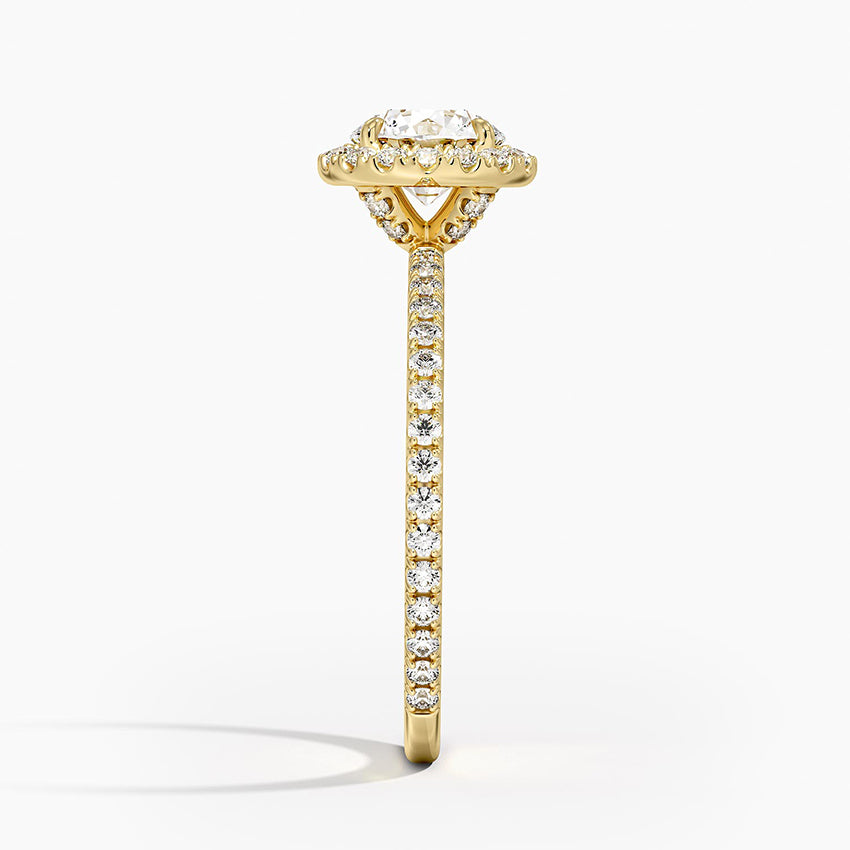 Waverly Halo Diamond Engagement Ring [Setting Only] - EC099 - Roselle Jewelry