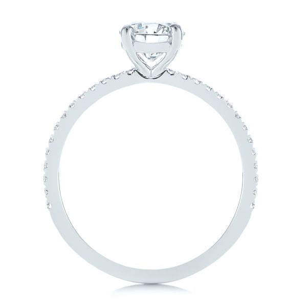 Four Prong Classic Diamond Engagement Ring [Setting Only] - EC051 - Roselle Jewelry
