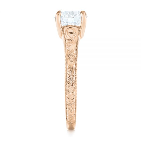 Vintage Solitaire Diamond Engagement Ring [Setting Only] - EC063 - Roselle Jewelry