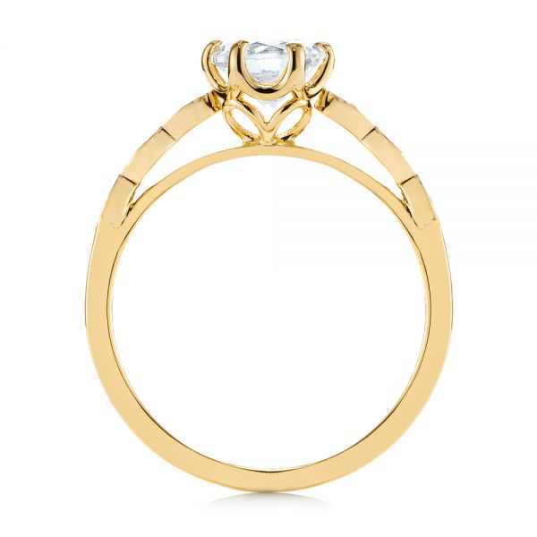 Marquise Shaped Classic Diamond Engagement Ring [Setting Only] - EC058 - Roselle Jewelry