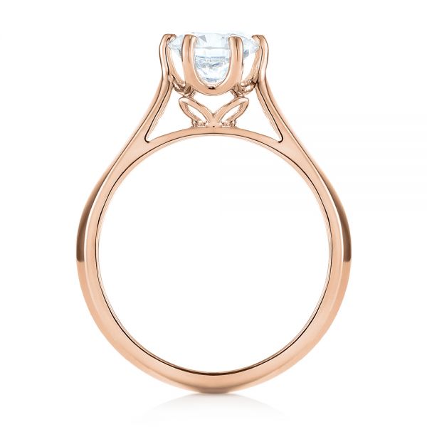 Six Prong Solitaire Diamond Engagement Ring [Setting Only] - EC043 - Roselle Jewelry