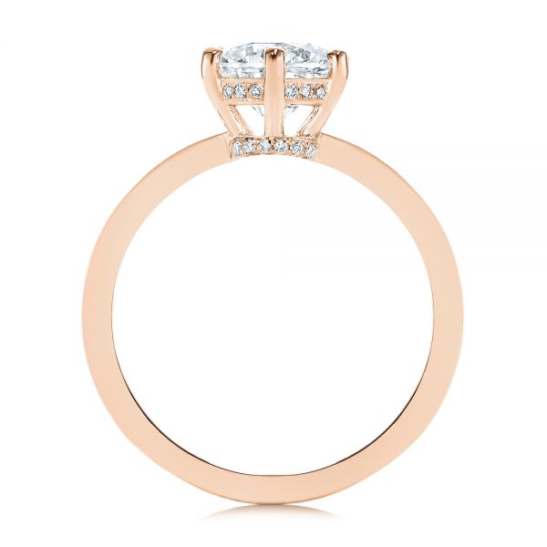 Six Prong Classic Diamond Engagement Ring [Setting Only] - EC050 - Roselle Jewelry