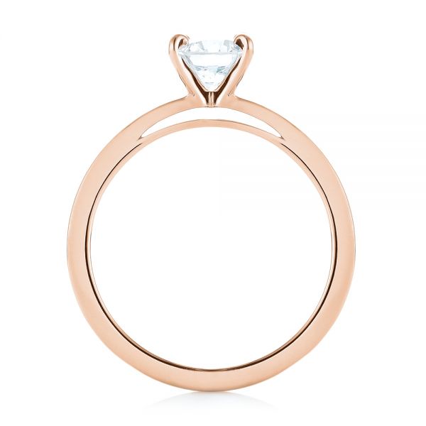 Four Prong Solitaire Engagement Ring [Setting Only] - EC082 - Roselle Jewelry
