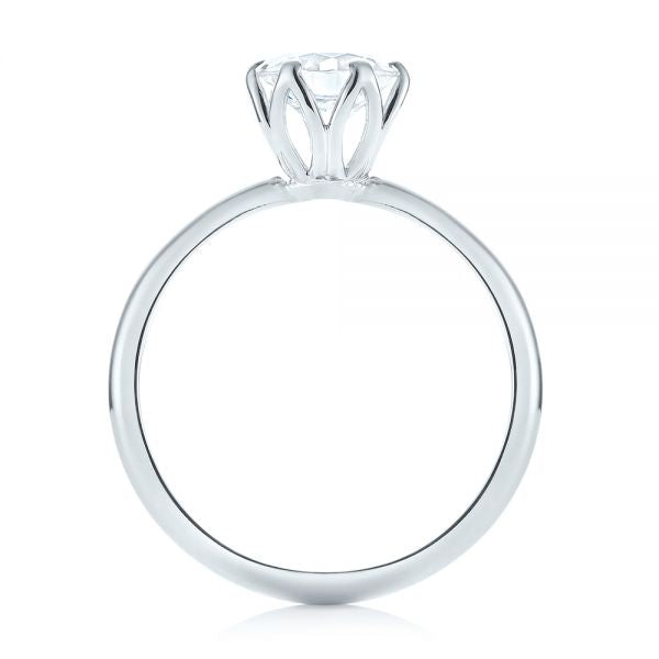 Solitaire Engagement Ring [Setting Only] - EC004 - Roselle Jewelry