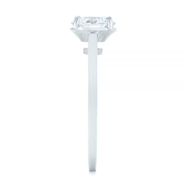 Four Prong Solitaire Diamond Engagement Ring [Setting Only] - EC065 - Roselle Jewelry