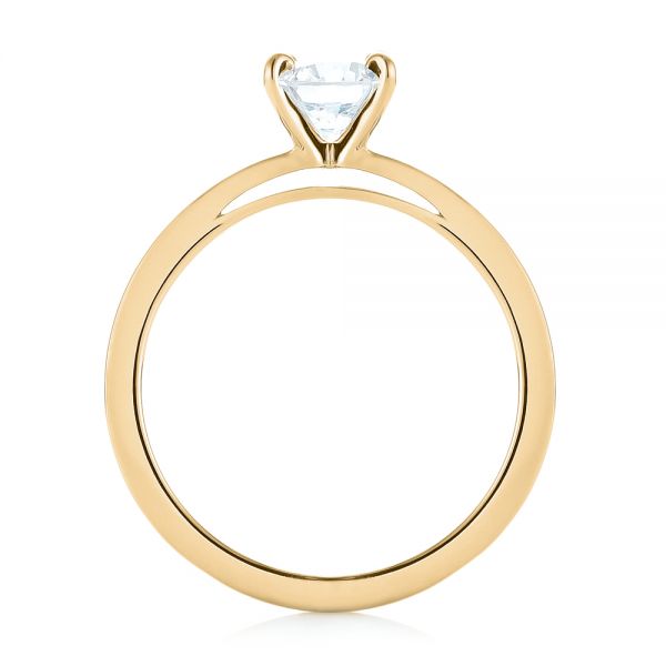Four Prong Solitaire Engagement Ring [Setting Only] - EC082 - Roselle Jewelry