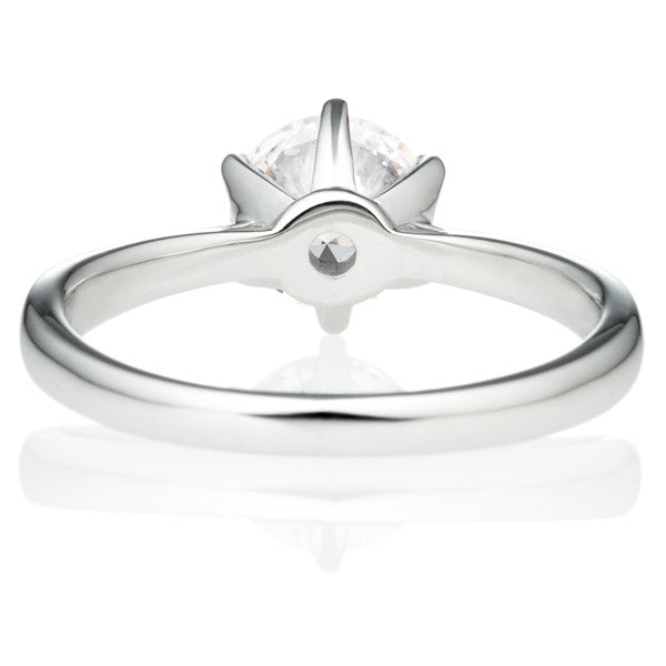 Six Prong Round Brilliant Engagement Ring [Setting Only] - EC010 - Roselle Jewelry