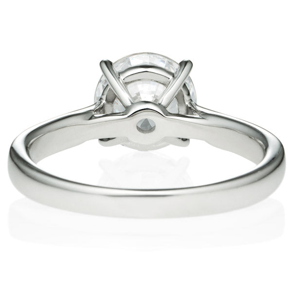 Four Prong Round Brilliant Engagement Ring [Setting Only] - EC017 - Roselle Jewelry