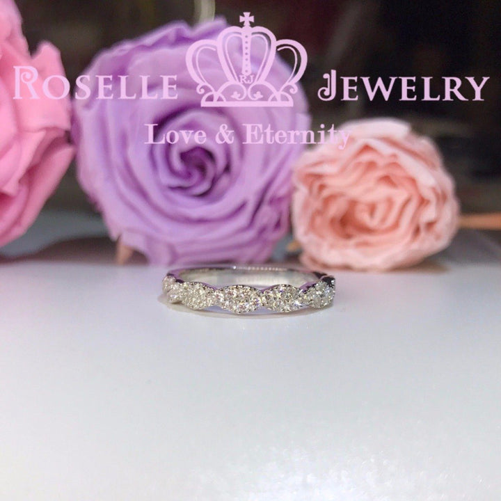 Twist Wedding Ring - BA25 - Roselle Jewelry